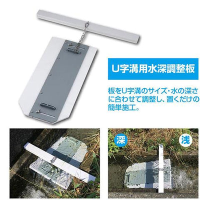 水路調整堰板