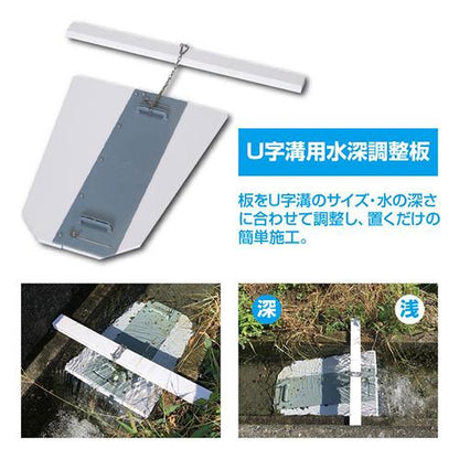水路調整堰板