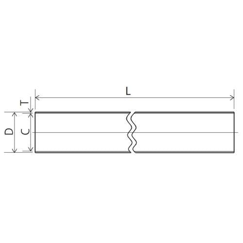 ステンレス鋼サニタリー管(JIS) 4m