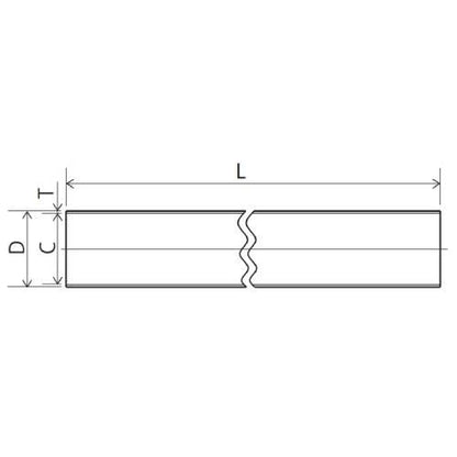 ステンレス鋼サニタリー管(JIS) 4m