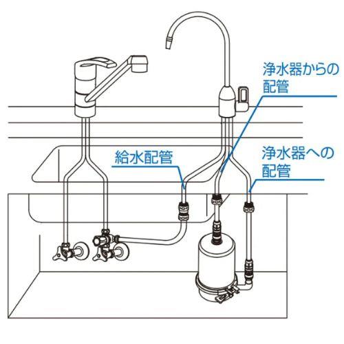 浄水器専用水栓152型(メッキ)