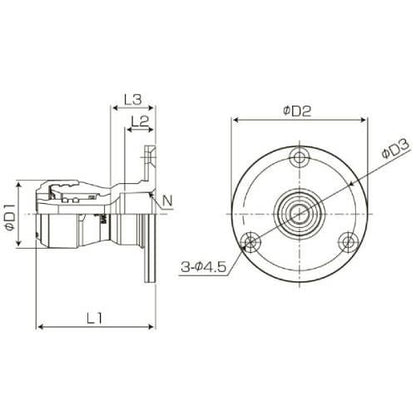 ポリブテンパイプ対応 ハードロックS＜床上ソケット＞ ＜EZTMP S＞