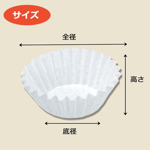 PBTおかずケース 5F 白 250枚入