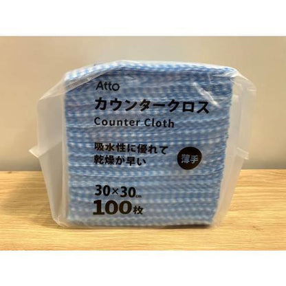 カウンタークロスハーフ薄手300×300mm100枚
