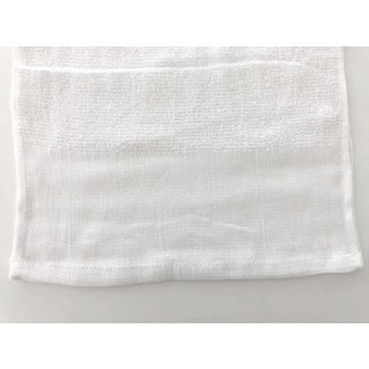 180匁白タオル平地付袋入34x86cm