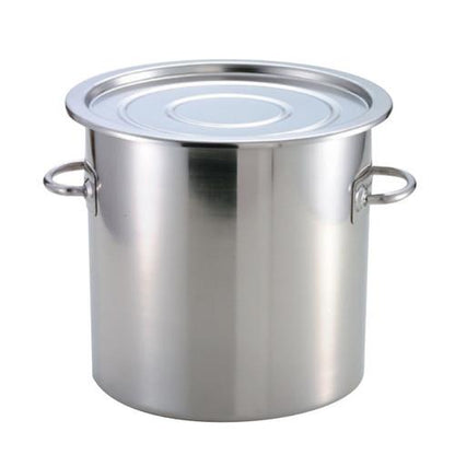 18-8テーパー型食品コンテナ(蓋付) 33型 20L SH-6733