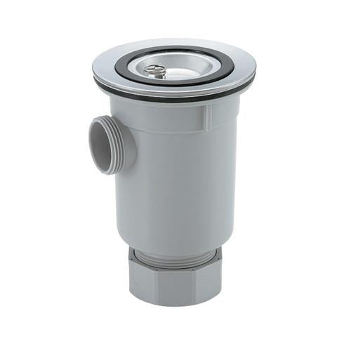 樹脂製小型ゴミ収納器付防臭排水トラップ TO-197F-L