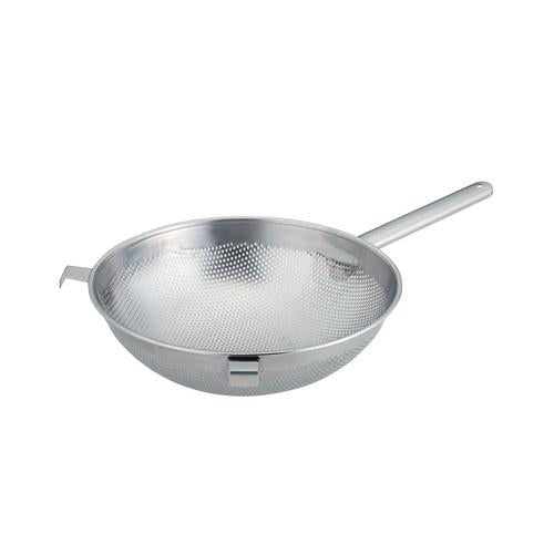 UK 18-8パンチングストレーナー(フック付) 24cm