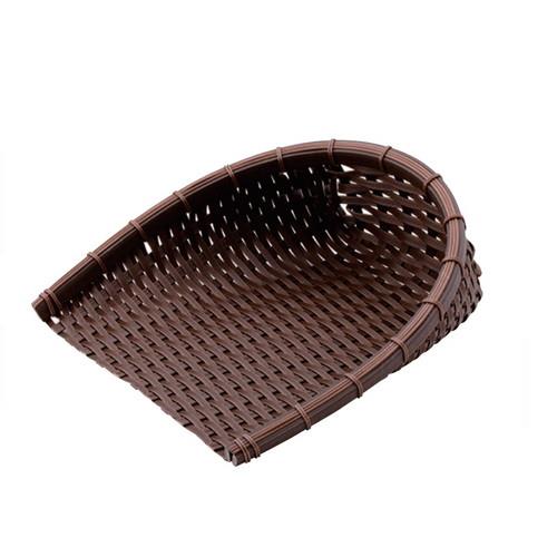PP箕(濃茶) DP-600-DB(60型)