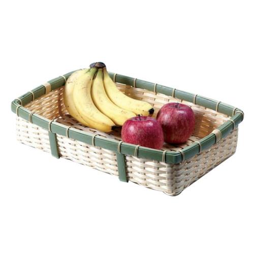 樹脂身竹角長かご(深) 91-056C(60号)