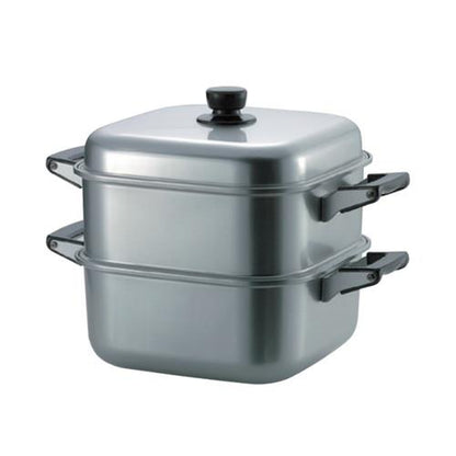 アルマイト 角型蒸器(一段型) 33cm
