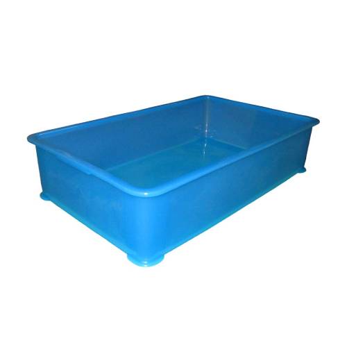 PP半透明カラー番重A型特大ブルーサンコー製 1084310