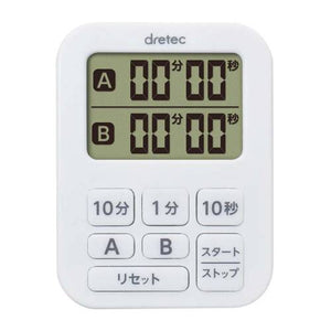 ミニダブルタイマーT-548WTホワイト