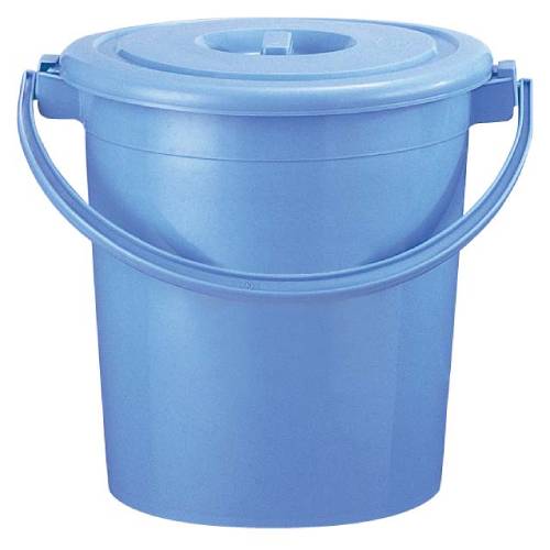 セキスイ柄付ポリバケツブルー＃18本体18L