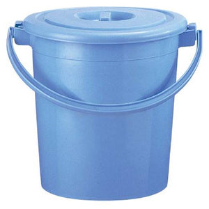 セキスイ柄付ポリバケツブルー＃18本体18L
