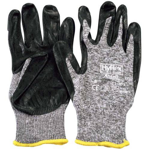 ハイフレックスフォームグレー手袋11-801S1双