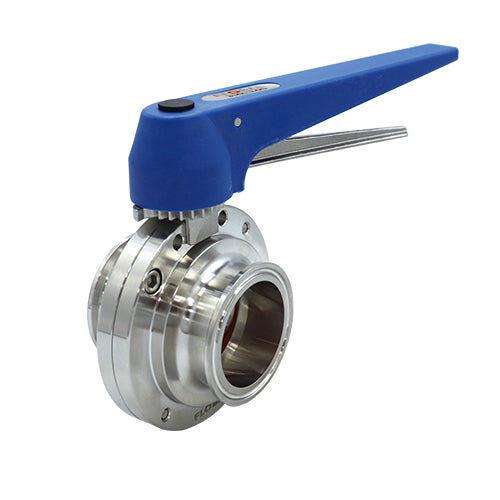 手動バタフライバルブ(ヘルールエンド)